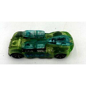 Hot Wheels 2003 Blings Hyperliner Green Diecast Car Flames 1:64 Scale Collectibl